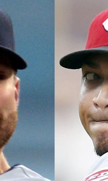 Indians, Reds start series with identical records